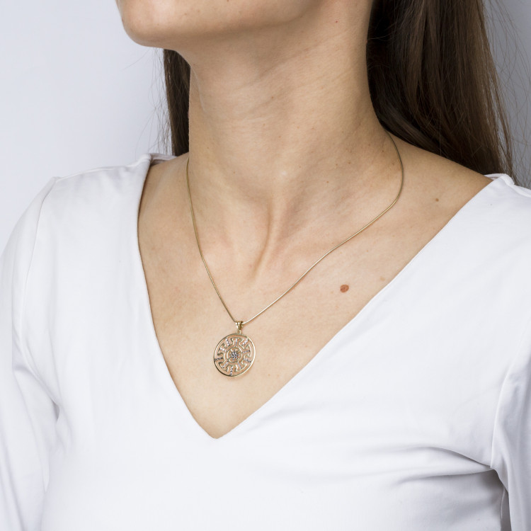 Zawieszka ze złota symbol