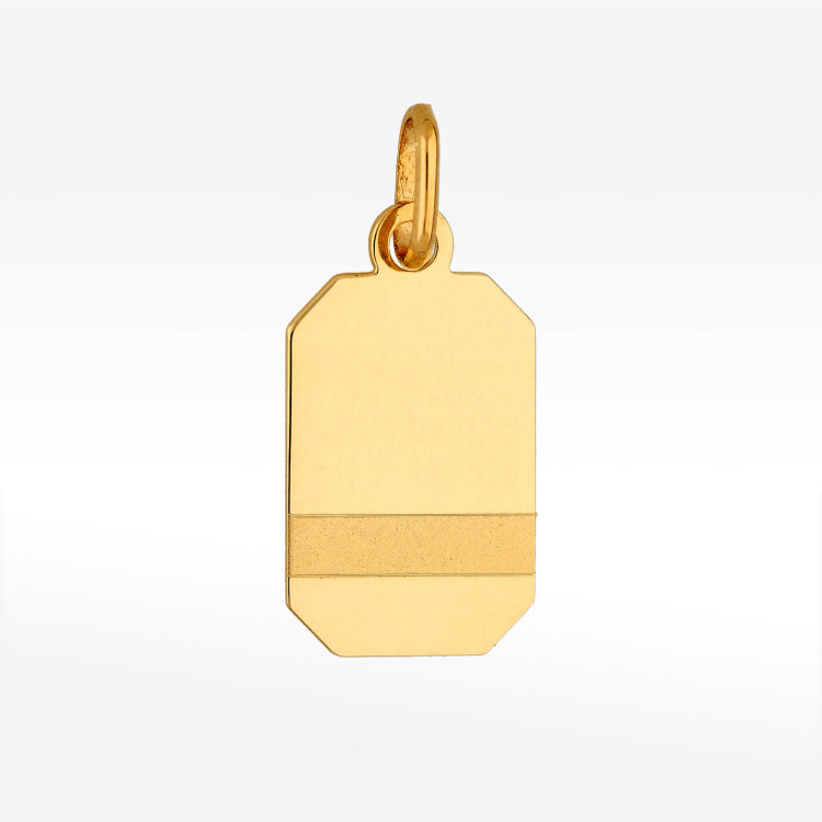 Zawieszka ze złota blaszka