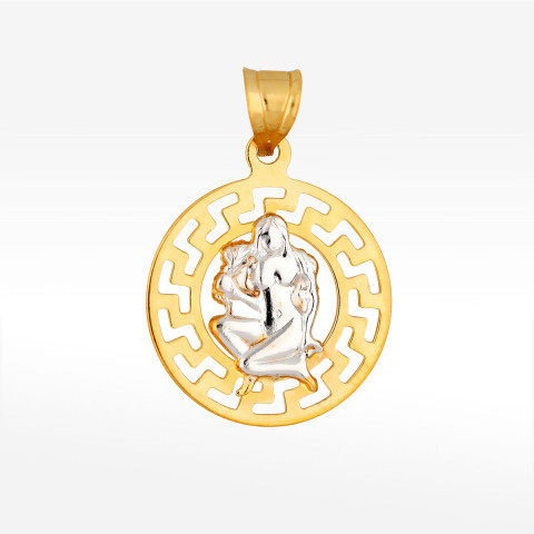 Zawieszka ze złota zodiak Panna