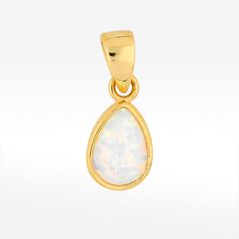 Zawieszka ze złota z opalem
