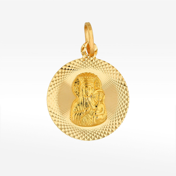 Zawieszka ze złota medalik
