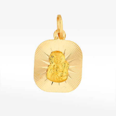 Zawieszka ze złota medalik