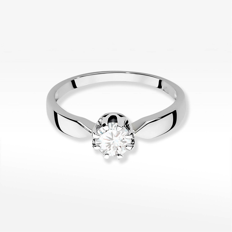 Pierścionek W0228 Diament 0,70ct białe złoto