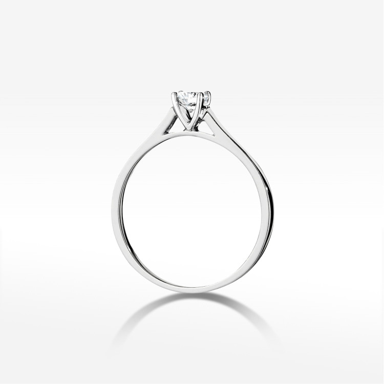Pierścionek W0526 Diament 0,40ct białe złoto