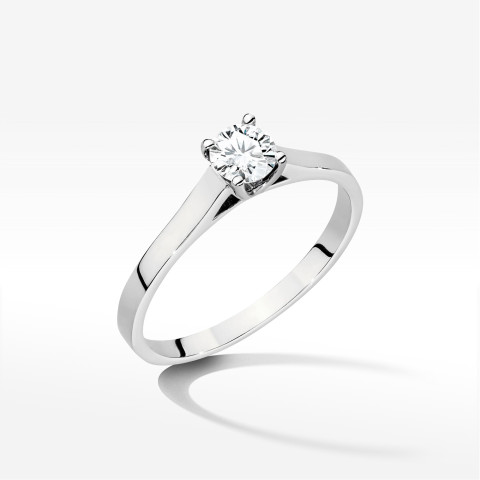 Pierścionek W0526 Diament 0,50ct białe złoto