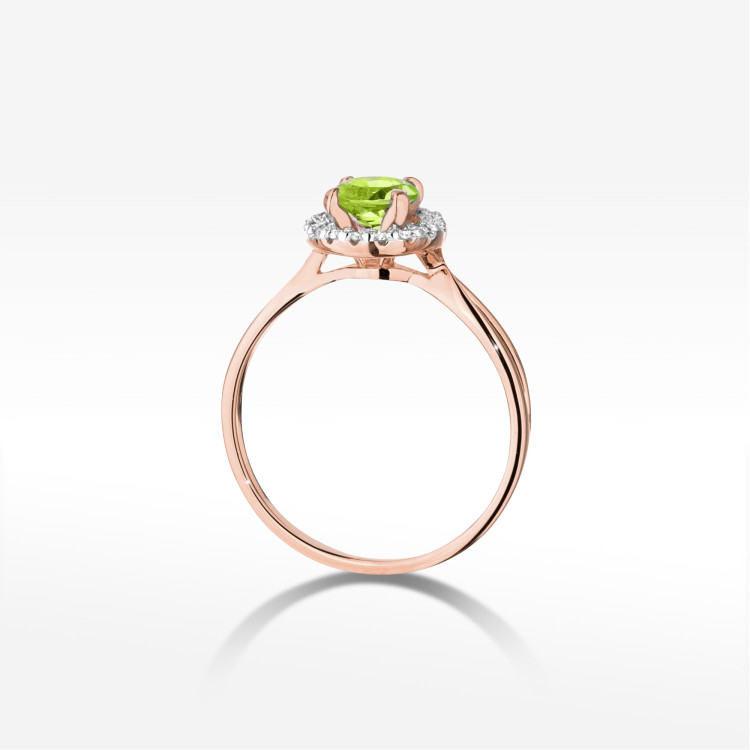 Pierścionek Oliwin 0,98ct różowe złoto W0538