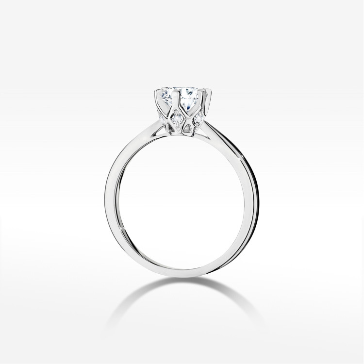 Pierścionek W0539 Diament 1,06ct białe złoto