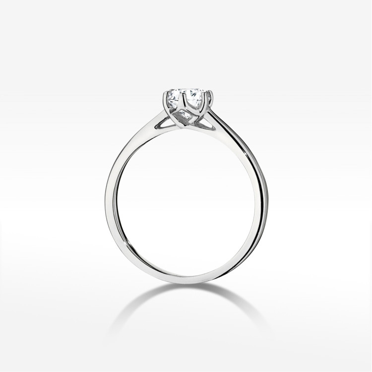 Pierścionek W0540 Diament 0,50ct białe złoto