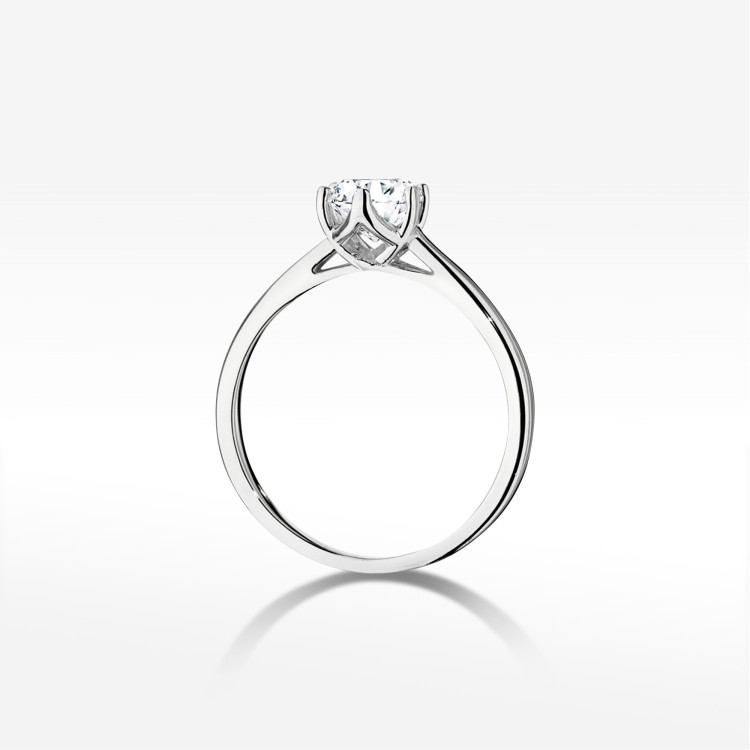 Pierścionek W0540 Diament 0,70ct białe złoto