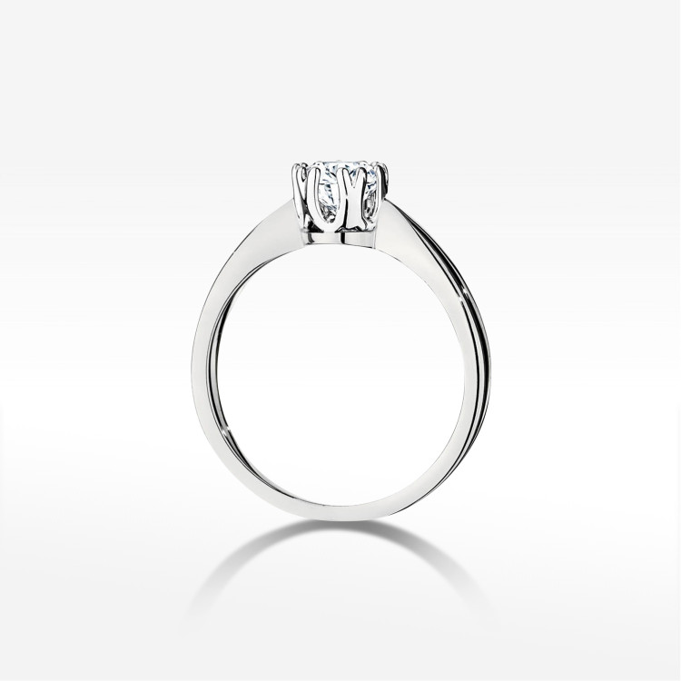 Pierścionek W0541 Diament 0,50ct białe złoto