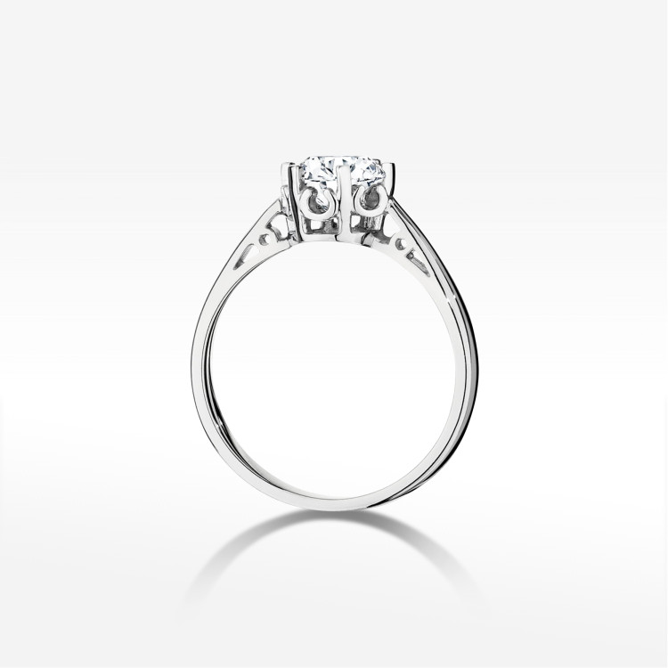 Pierścionek W0542 Diament 1,00ct białe złoto