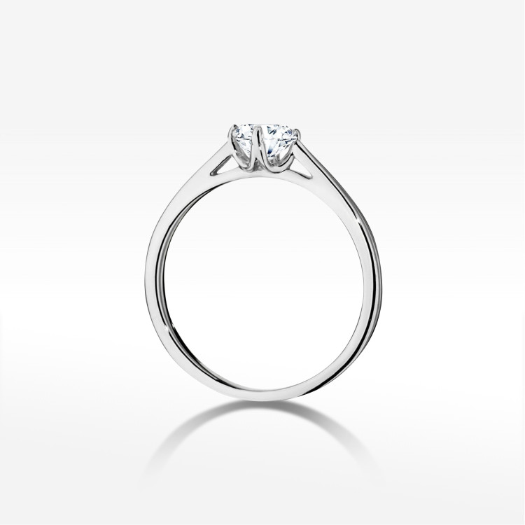 Pierścionek W0543 Diament 0,50ct białe złoto