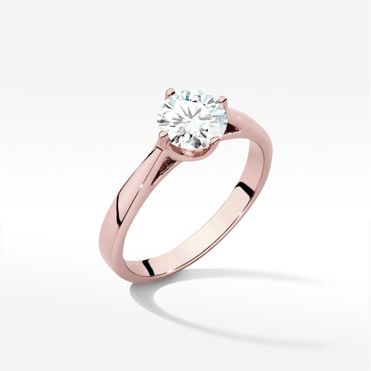 Pierścionek W0543 Diament 1,00ct różowe złoto