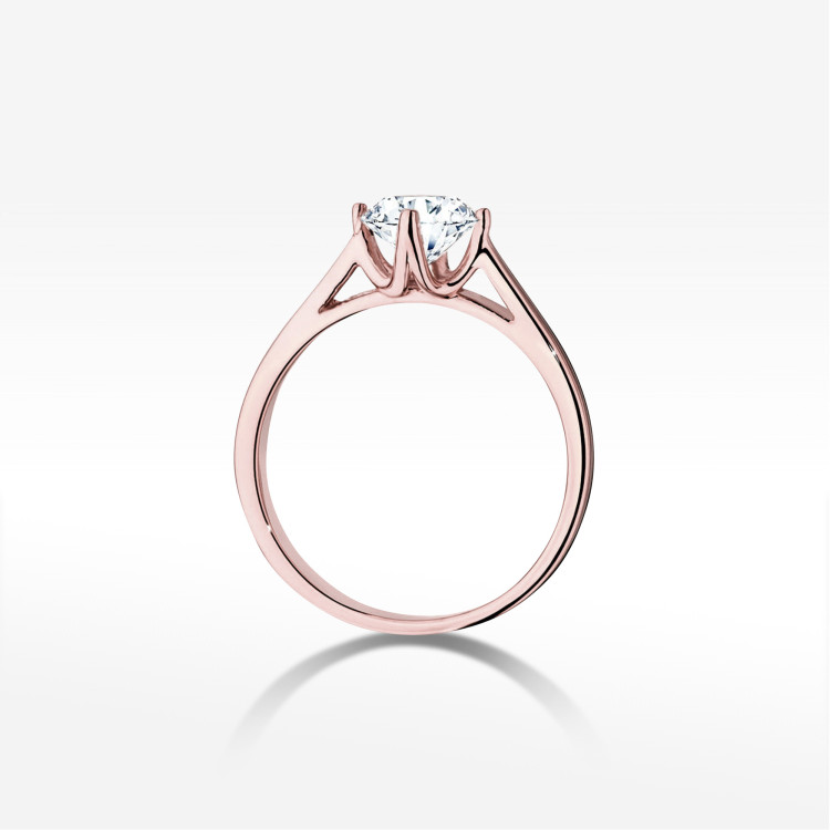 Pierścionek W0543 Diament 1,00ct różowe złoto