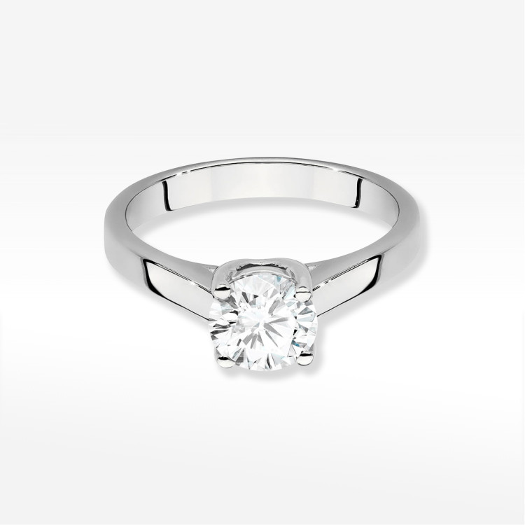 Pierścionek W0544 Diament 1,00ct białe złoto