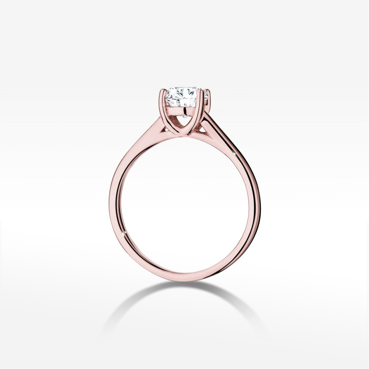 Pierścionek W0544 Diament 1,00ct różowe złoto