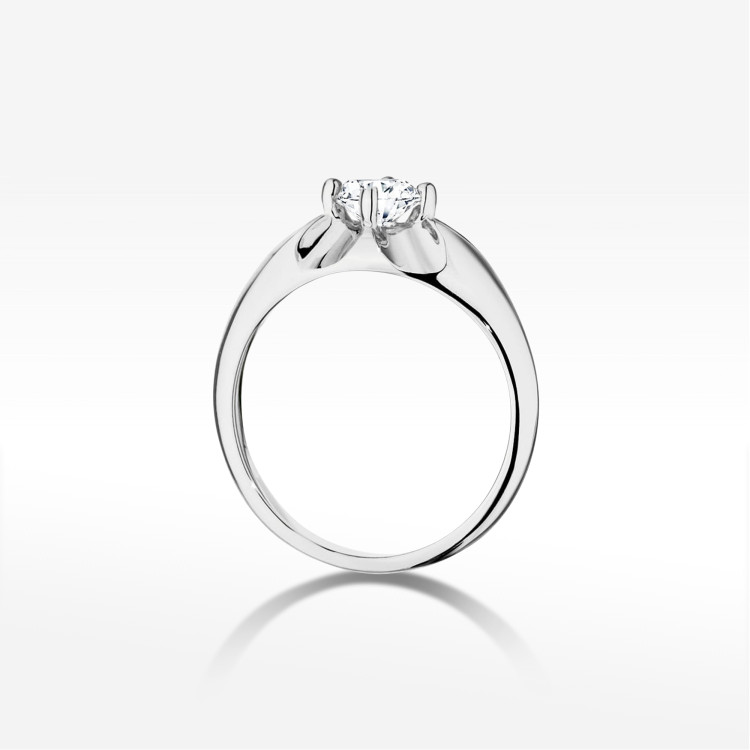 Pierścionek W0545 Diament 0,50ct białe złoto
