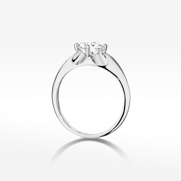 Pierścionek W0545 Diament 0,70ct białe złoto