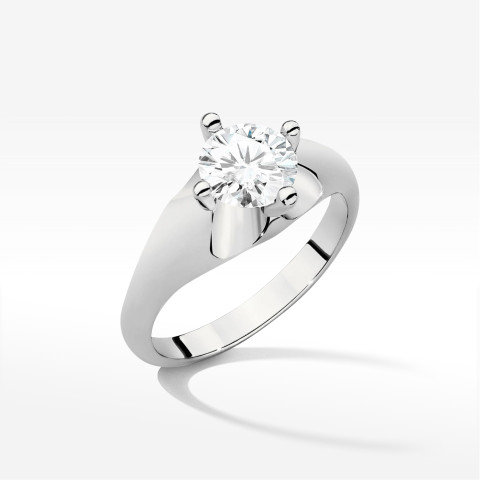 Pierścionek W0545 Diament 1,00ct białe złoto