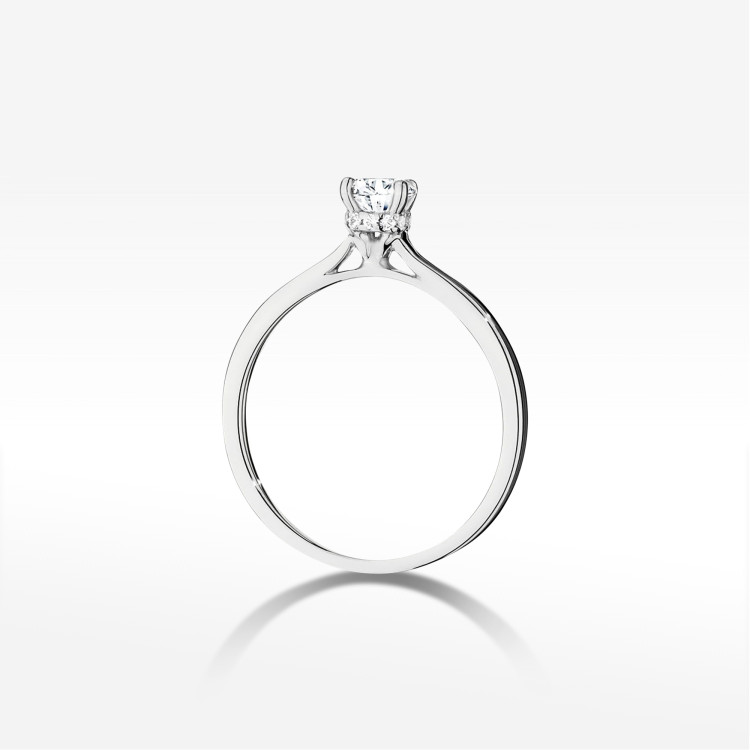 Pierścionek W0547 Diament 0,40ct białe złoto