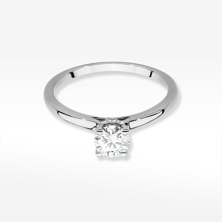 Pierścionek W0547 Diament 0,50ct białe złoto