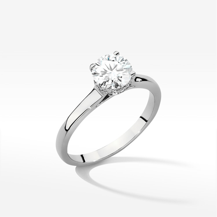 Pierścionek W0547 Diament 1,00ct białe złoto