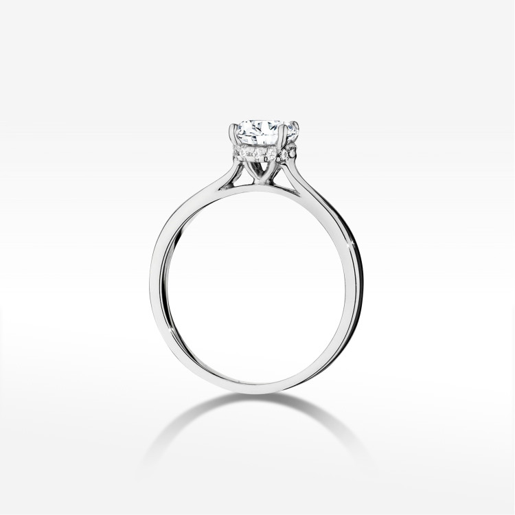 Pierścionek W0547 Diament 1,00ct białe złoto
