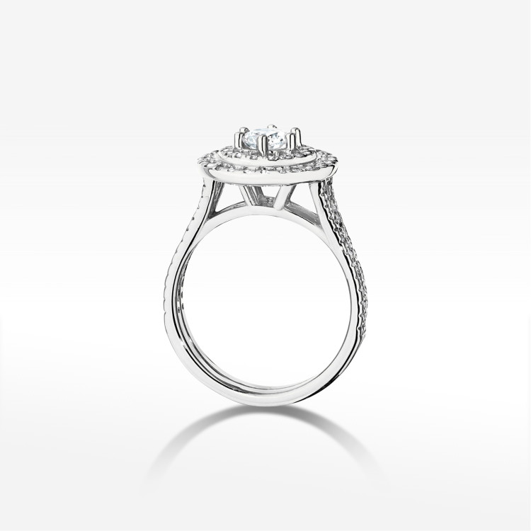 Pierścionek W0549 Diament 1,013ct białe złoto