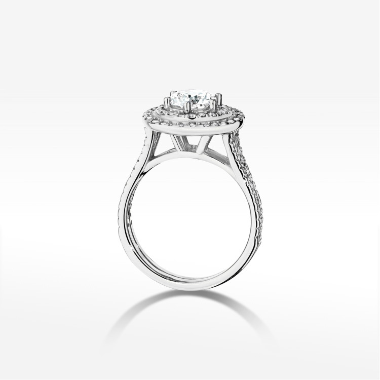 Pierścionek W0549 Diament 1,333ct białe złoto