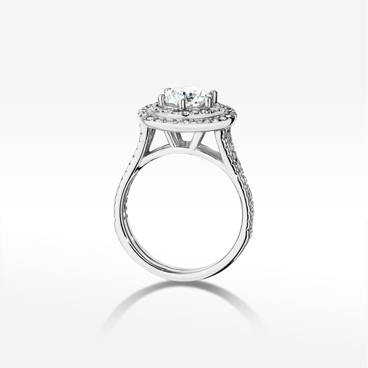 Pierścionek W0549 Diament 1,63ct białe złoto