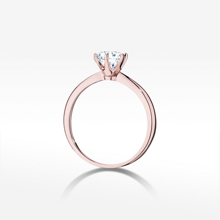 Pierścionek W0553 Diament 1,00ct różowe złoto