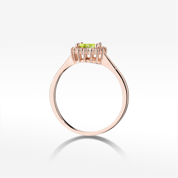 Pierścionek W0572 Oliwin 0,74ct różowe złoto