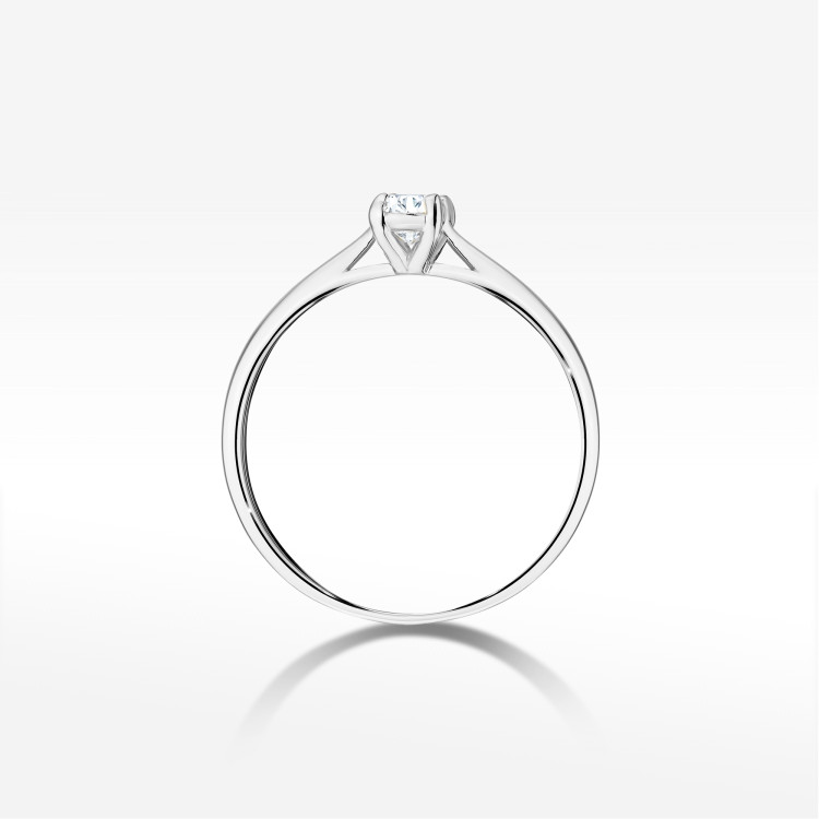 Pierścionek W0581 0,30ct biale złoto