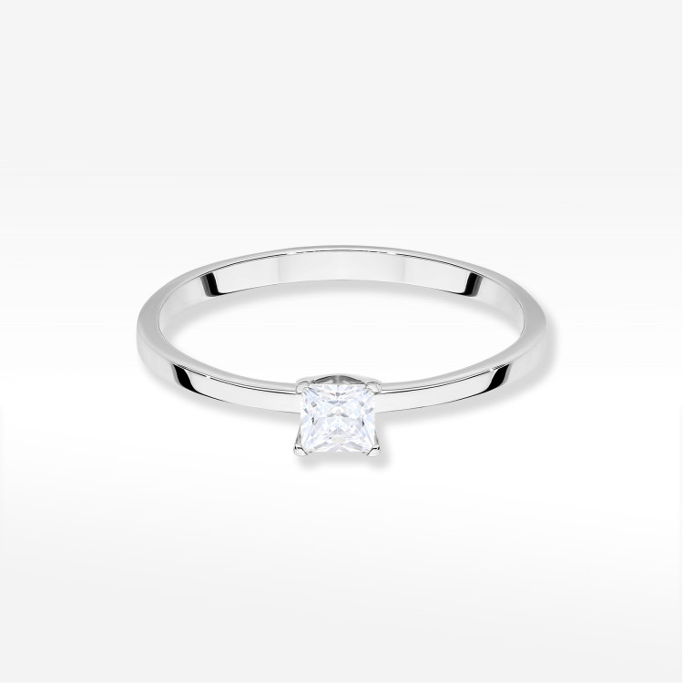 Pierścionek W0587 Diament 0,30ct białe złoto