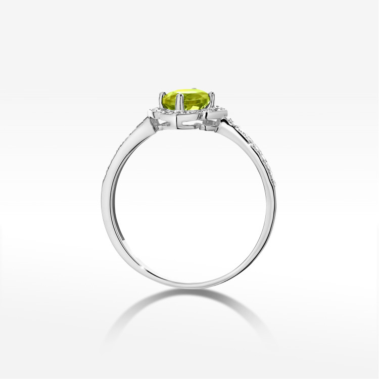 Pierścionek W0603 Oliwin 0,73ct białe złoto