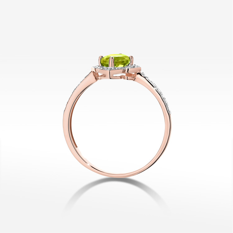 Pierścionek W0603 Oliwin 0,73ct różowe złoto