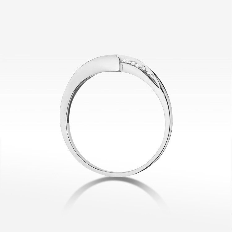 Pierścionek W0618 Rubin 0,30ct białe złoto