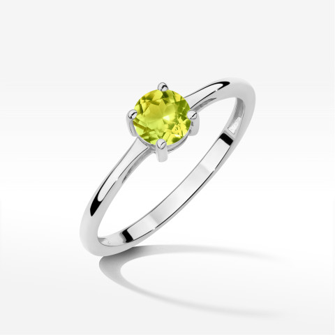 Pierścionek W0656 Oliwin 0,60ct białe złoto