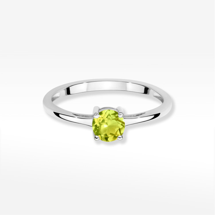 Pierścionek W0656 Oliwin 0,60ct białe złoto