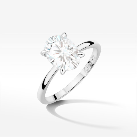Pierścionek W0688 Diament Laboratoryjny 2,00ct białe złoto