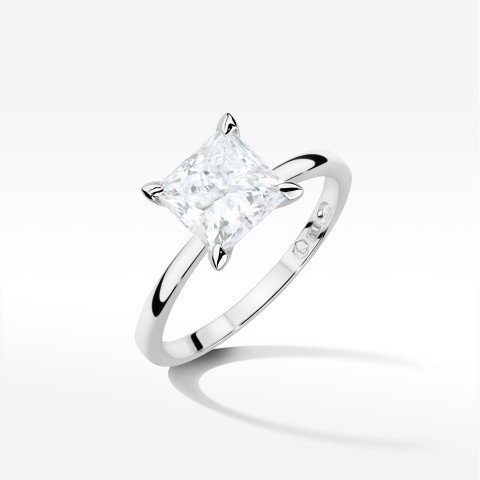 Pierścionek W0690 Diament Laboratoryjny 2,00ct białe złoto