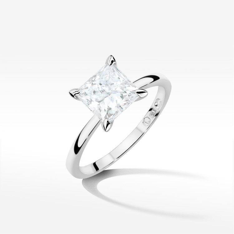 Pierścionek W0690 Diament Laboratoryjny 2,00ct białe złoto