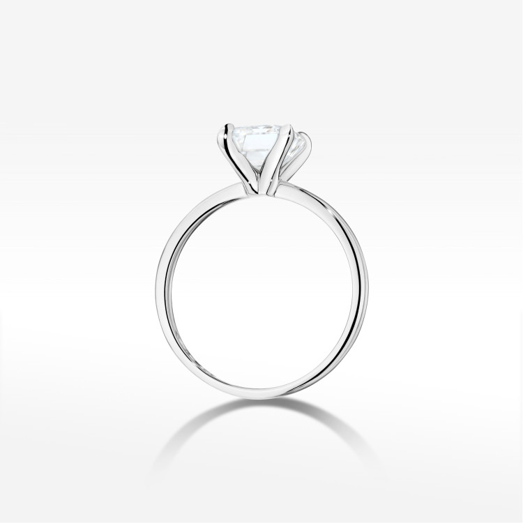 Pierścionek W0691 Diament Laboratoryjny 2,00ct białe złoto