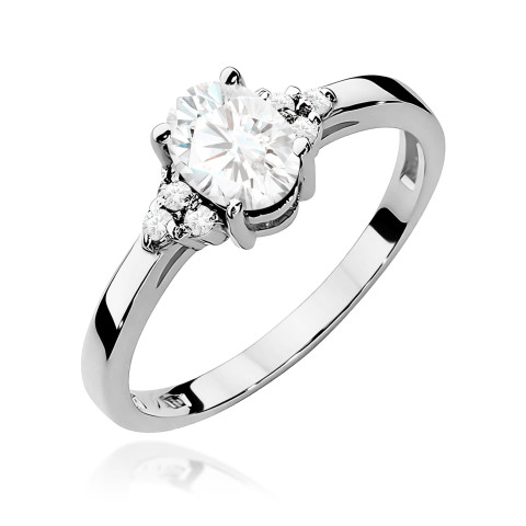 Pierścionek PV-064 Diament laboratoryjny 0,70ct białe złoto