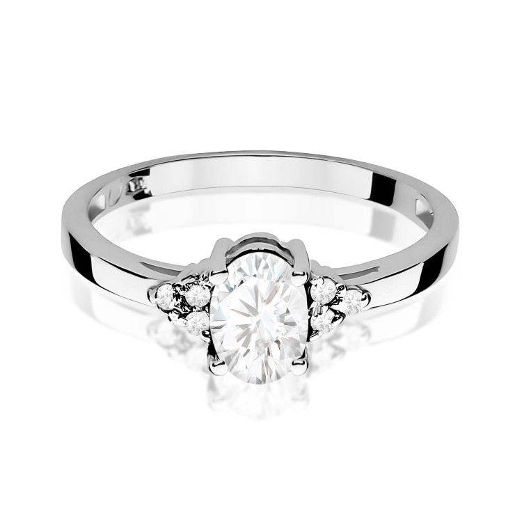 Pierścionek PV-064 Diament laboratoryjny 0,70ct białe złoto