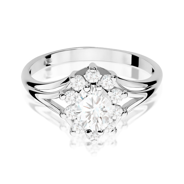 Pierścionek PV-078 Diament Laboratoryjny 0,70ct białe złoto