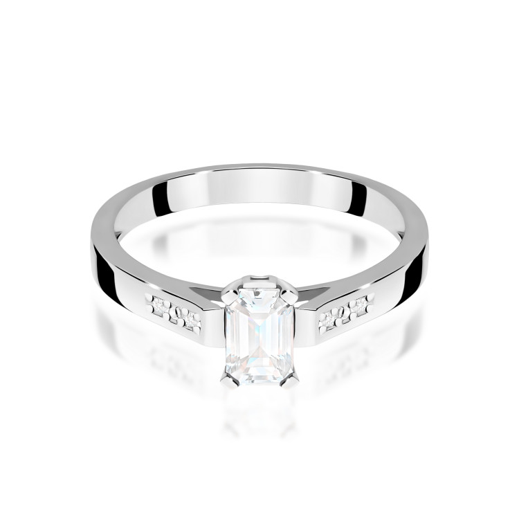Pierścionek PV-083 Diament Laboratoryjny 0,60ct białe złoto