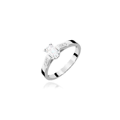 Pierścionek PV-083 Diament Laboratoryjny 0,60ct białe złoto