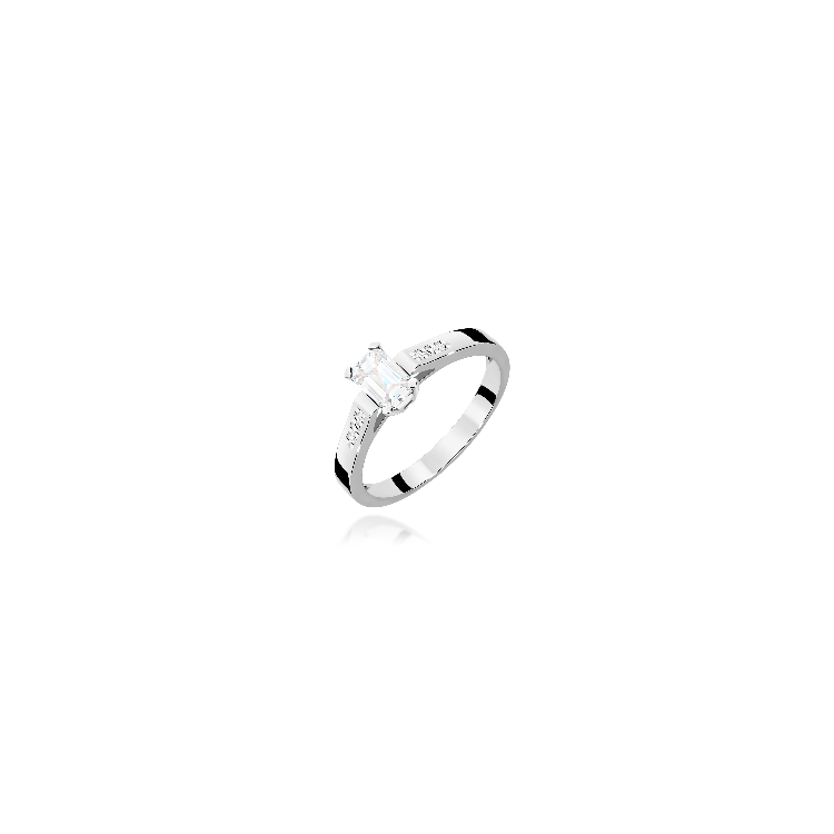 Pierścionek PV-083 Diament Laboratoryjny 0,60ct białe złoto