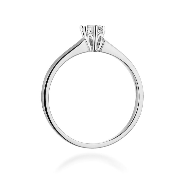 Pierścionek PV-101B Diament 0,20ct białe złoto